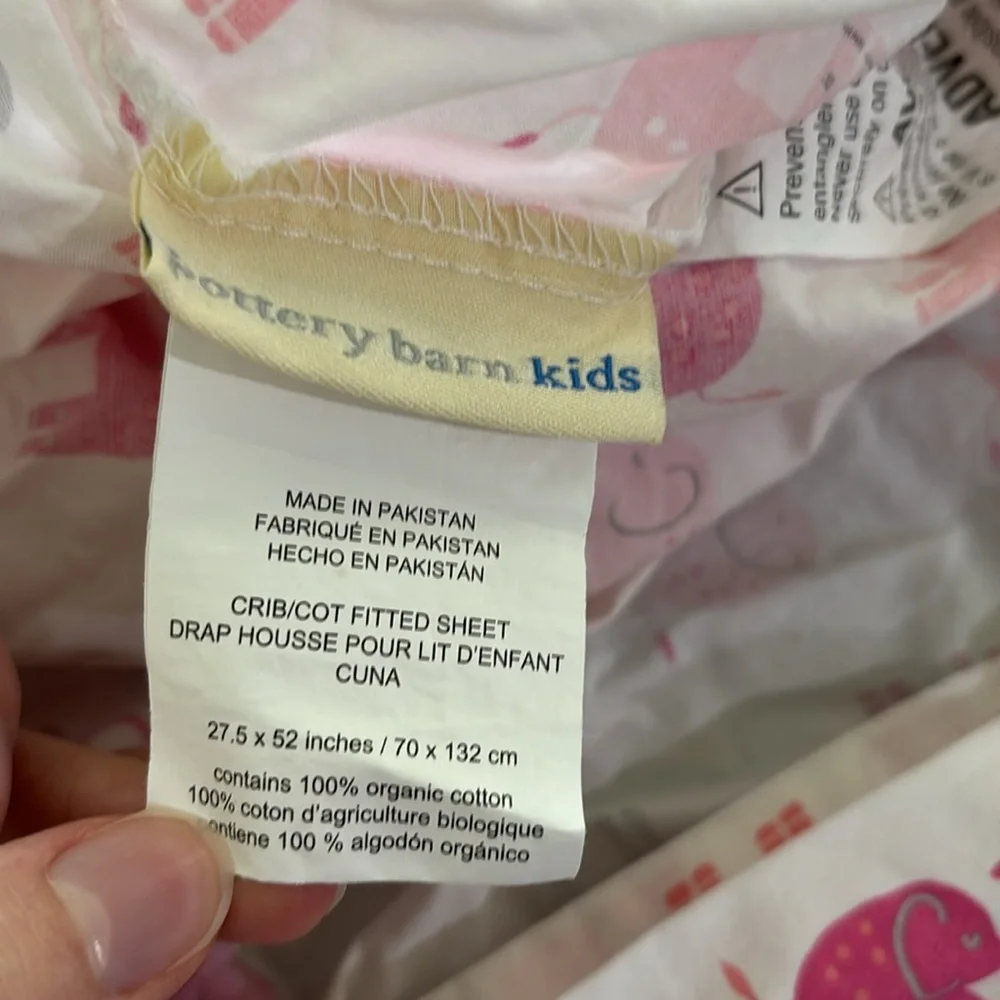Pottery Barn Kids 100% organic